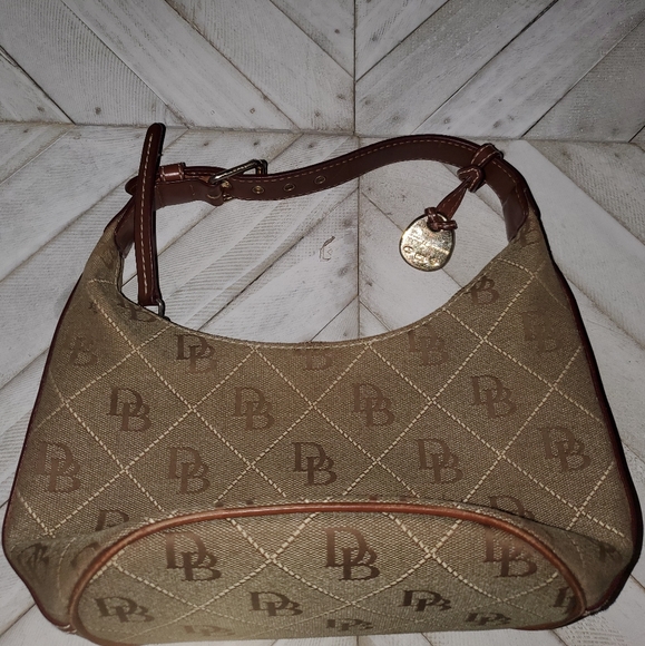 Dooney & Bourke Tan and Brown Mini Bag - Picture 2 of 6